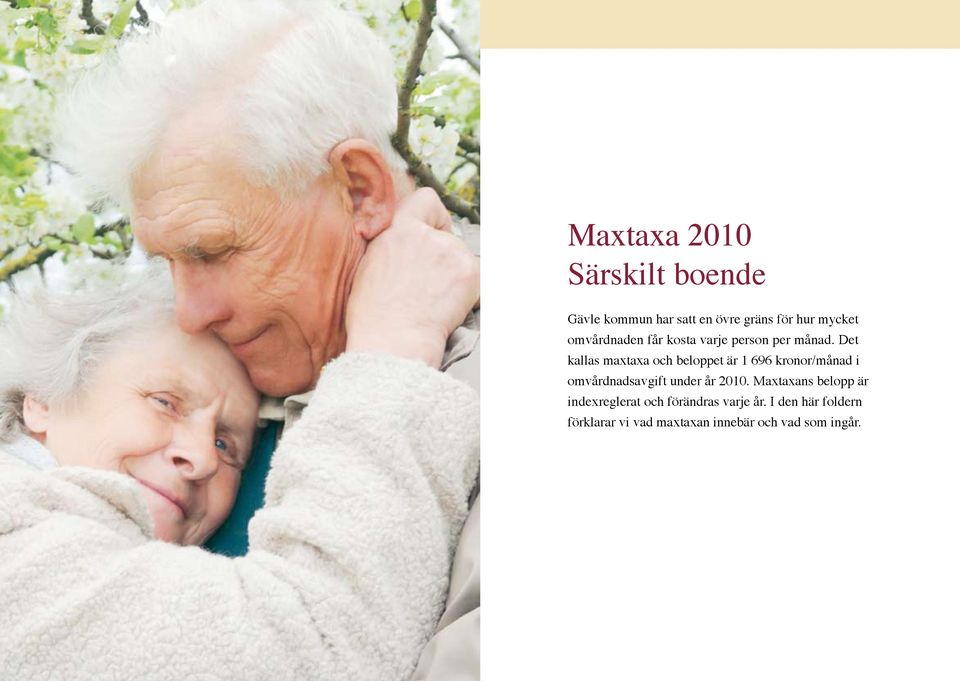 Det kallas maxtaxa och beloppet är 1 696 kronor/månad i omvårdnadsavgift under år