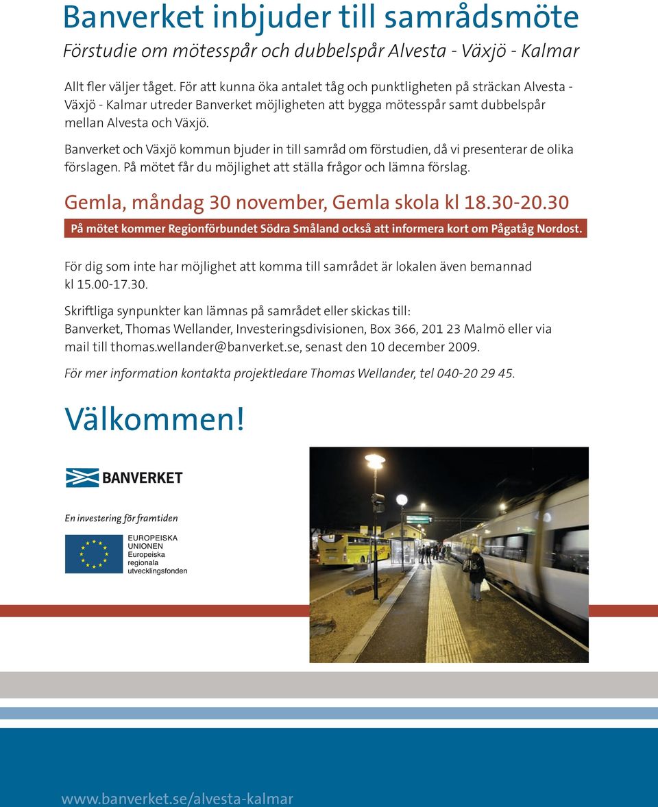 november, Gemla skola kl 18.30-20.