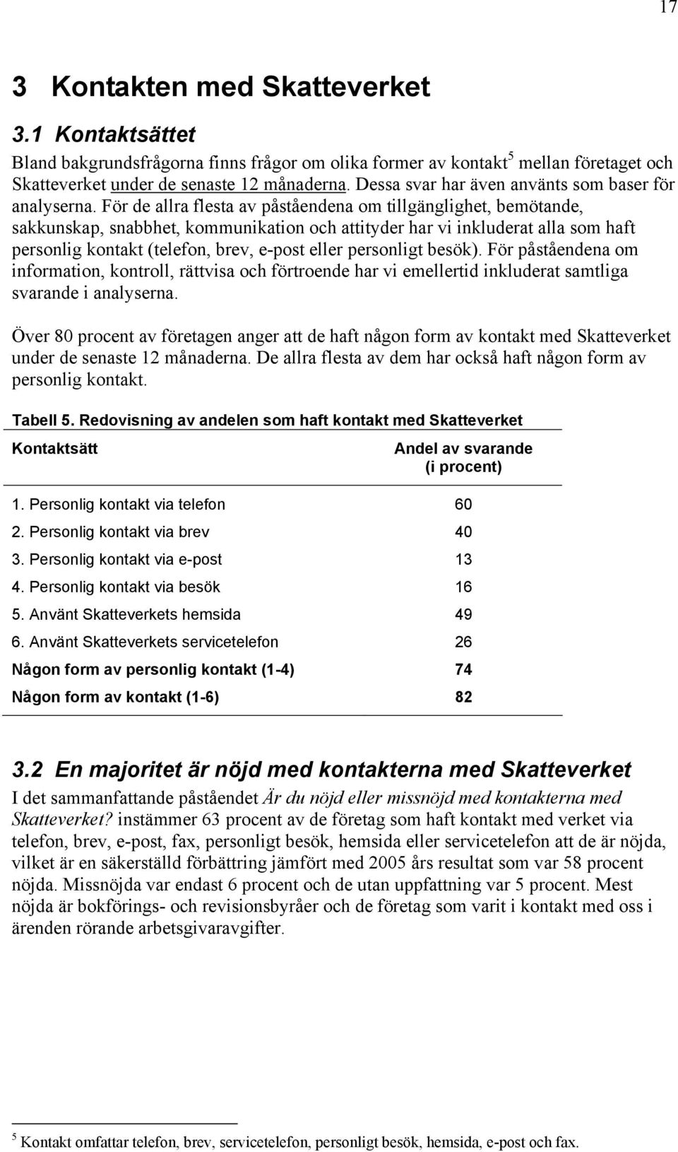 Övr 80 prot v ört r tt t åo or v ott Sttvrt ur sst 12 år. D r st v r oså t åo or v prso ott. T 5. Rovs v so t ott Sttvrt Kottsätt A v svr ( prot) 1. Prso ott v to 60 2. Prso ott v rv 40 3.