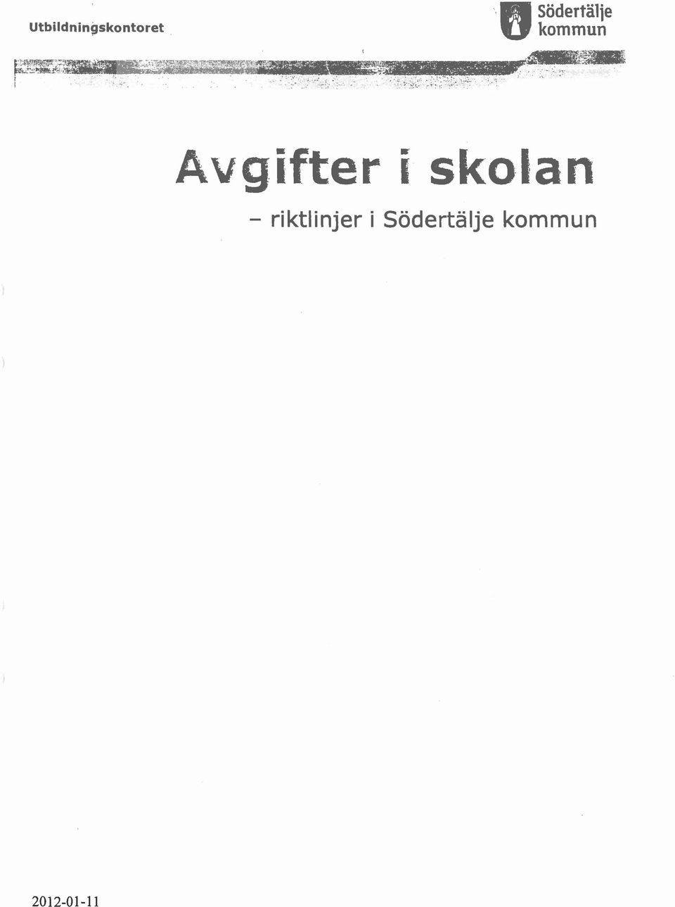 Avgifter i skolan -