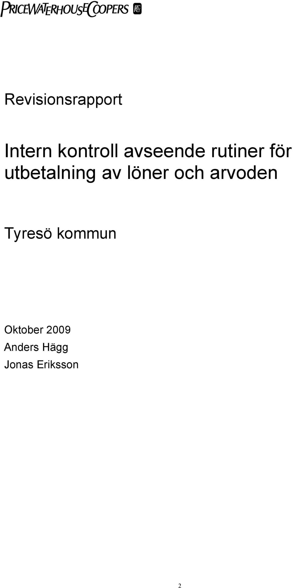 löner och arvoden Tyresö kommun