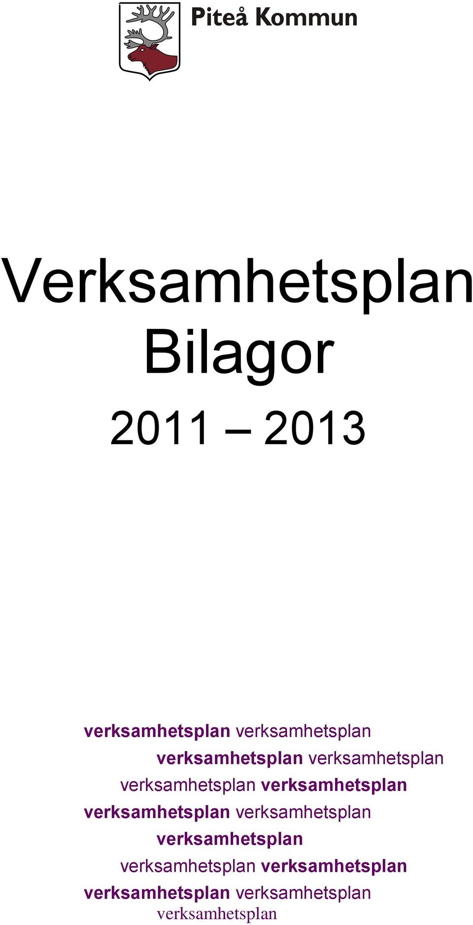 verksamhetsplan