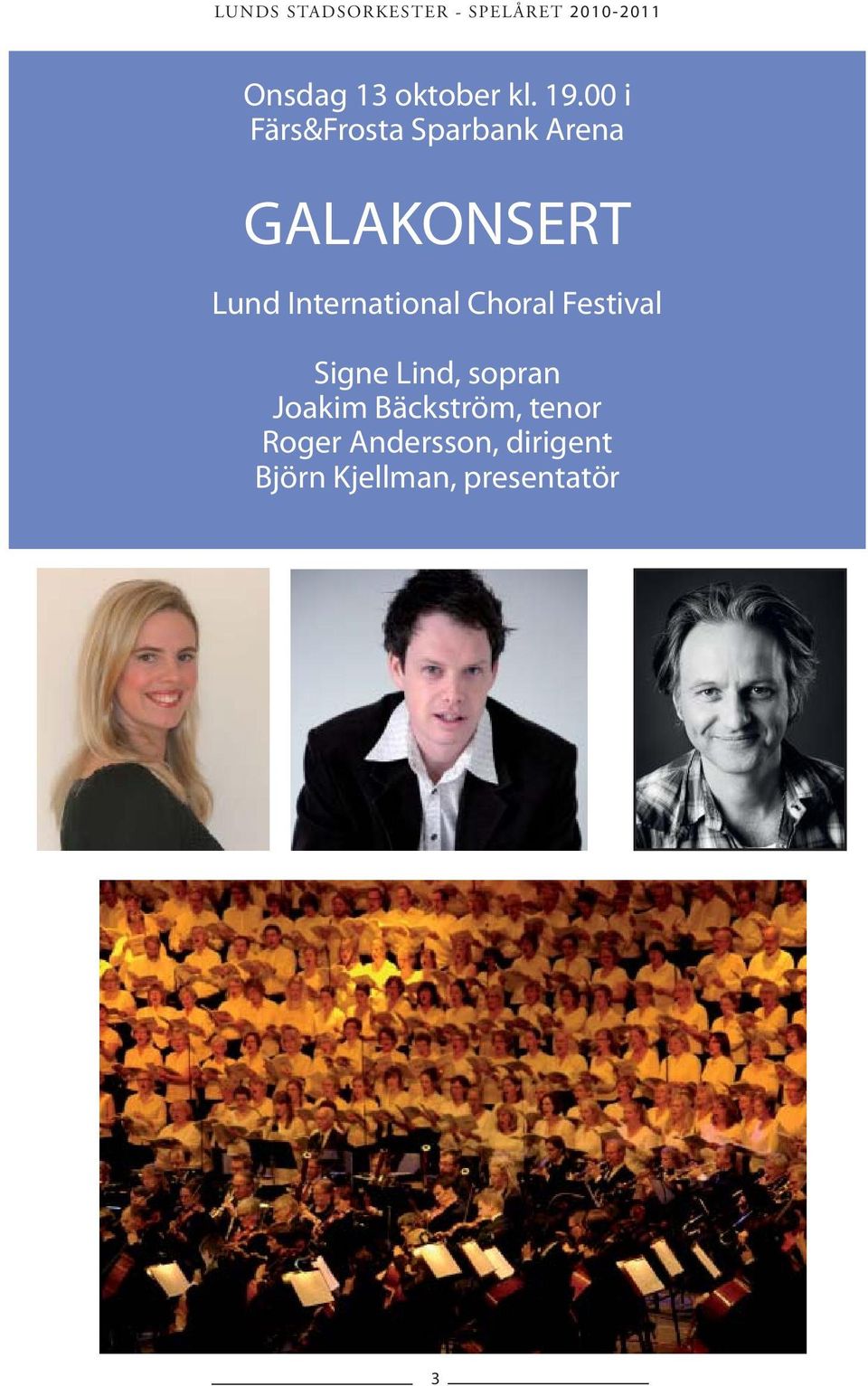 International Choral Festival Signe Lind, sopran