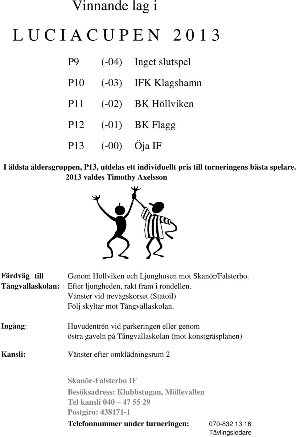 Efter ljungheden, rakt fram i rondellen. Vänster vid trevägskorset (Statoil) Följ skyltar mot Tångvallaskolan.