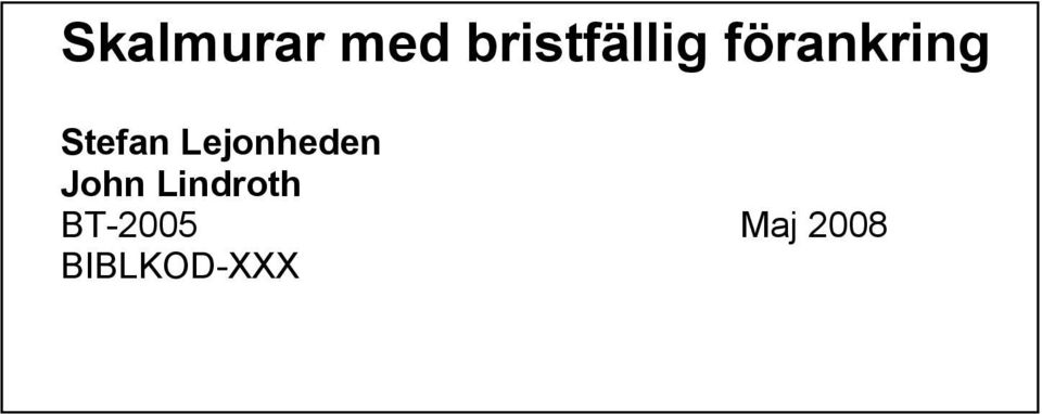 Stefan Lejonheden John