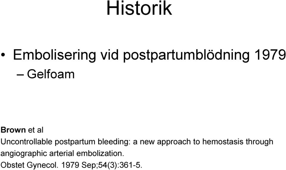 bleeding: a new approach to hemostasis through