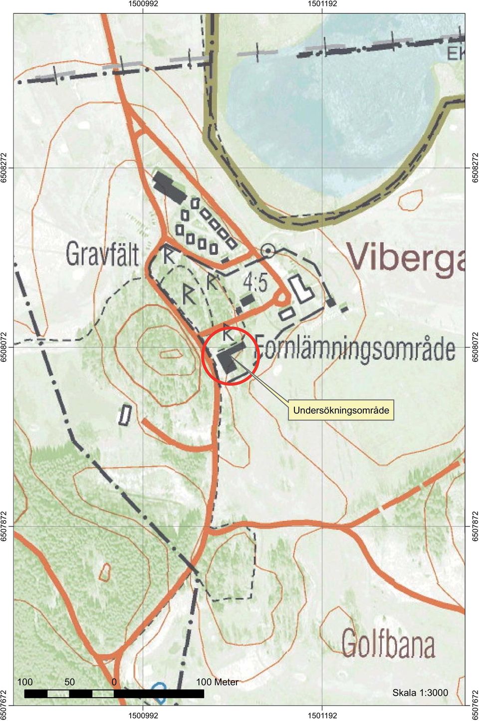 Undersökningsområde 100 50 0 100