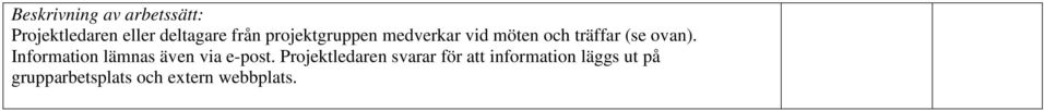 Information lämnas även via e-post.