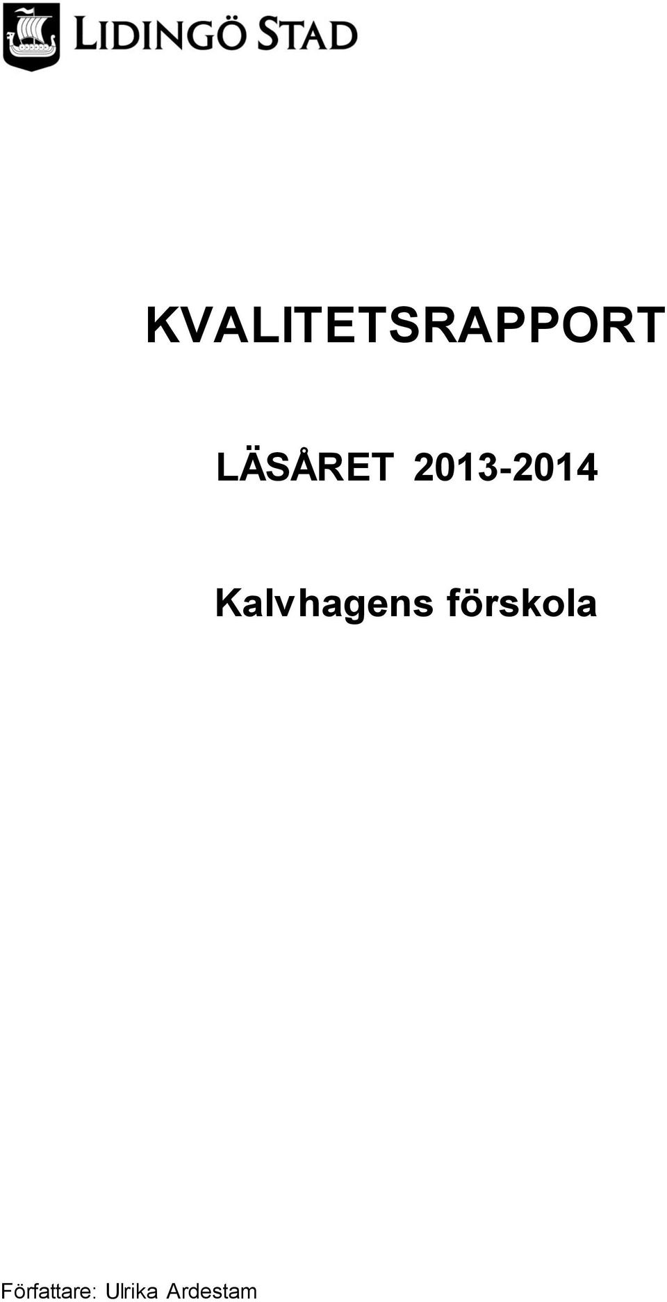 Kalvhagens förskola