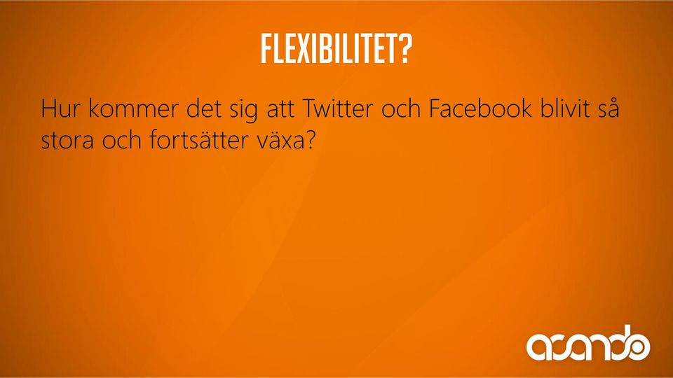 Twitter och Facebook