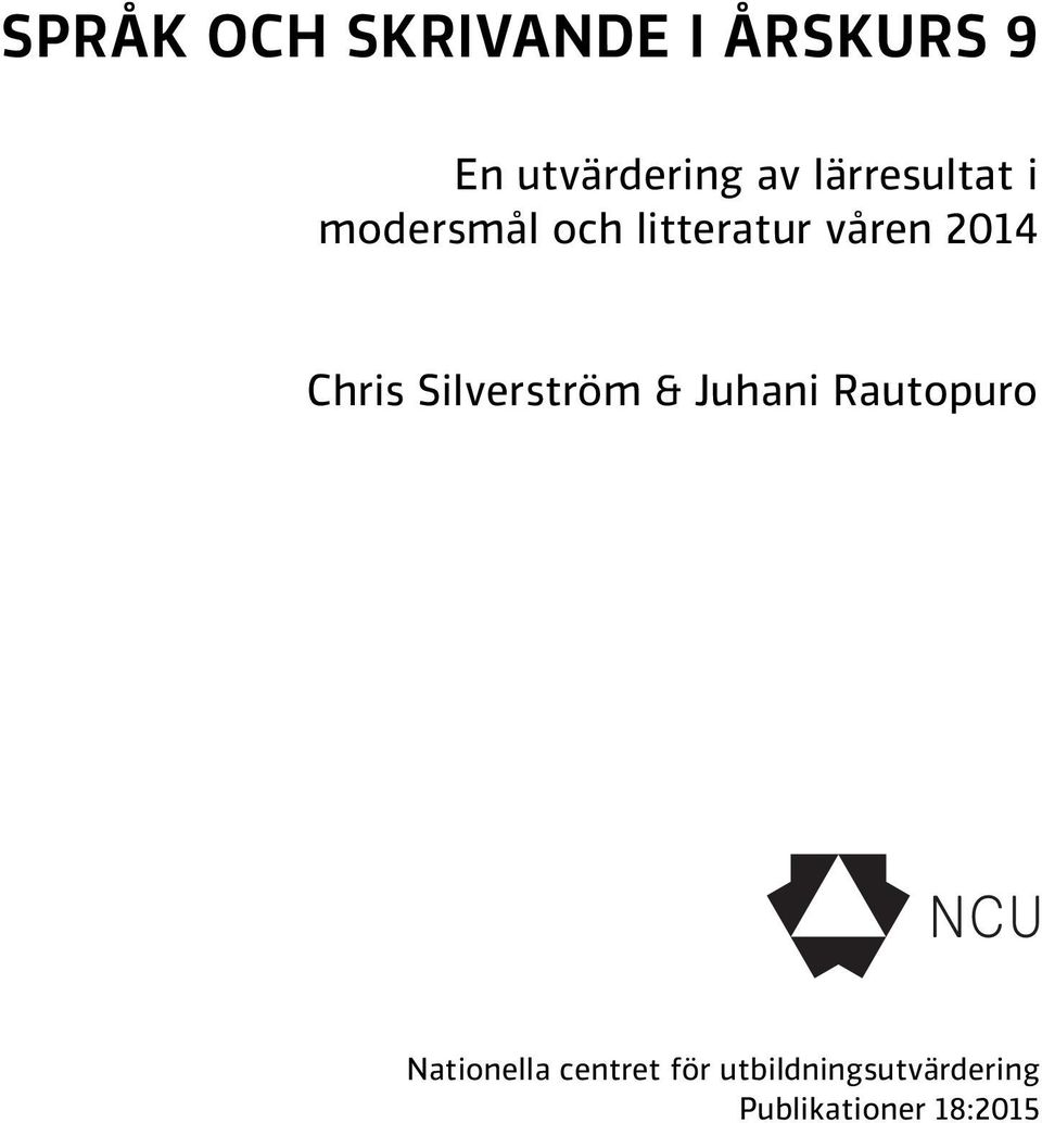 Chris Silverström & Juhani Rautopuro Nationella