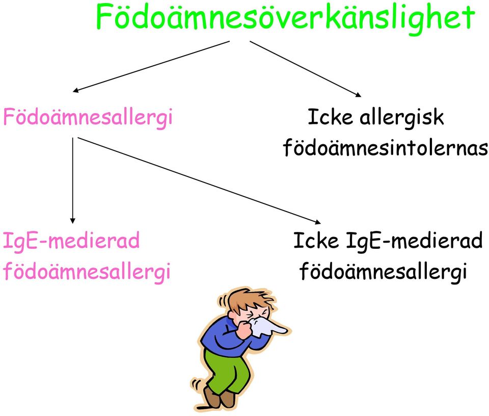 födoämnesintolernas IgE-medierad
