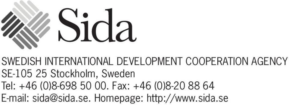 Sweden Tel: +46 (0)8-698 50 00.