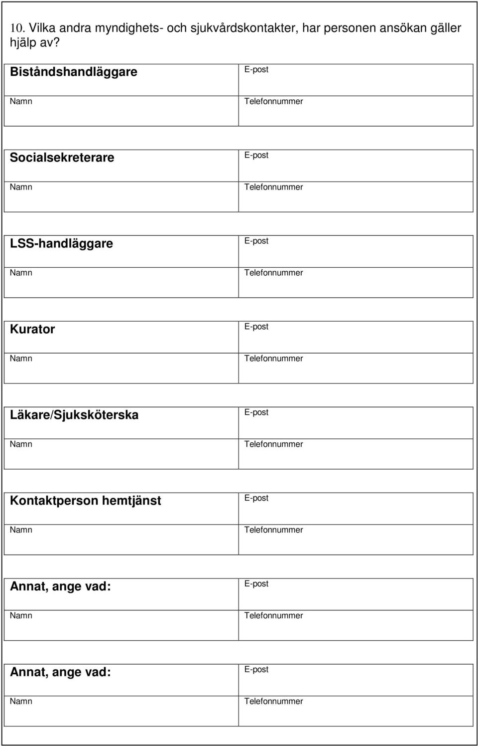 Biståndshandläggare Socialsekreterare LSS-handläggare
