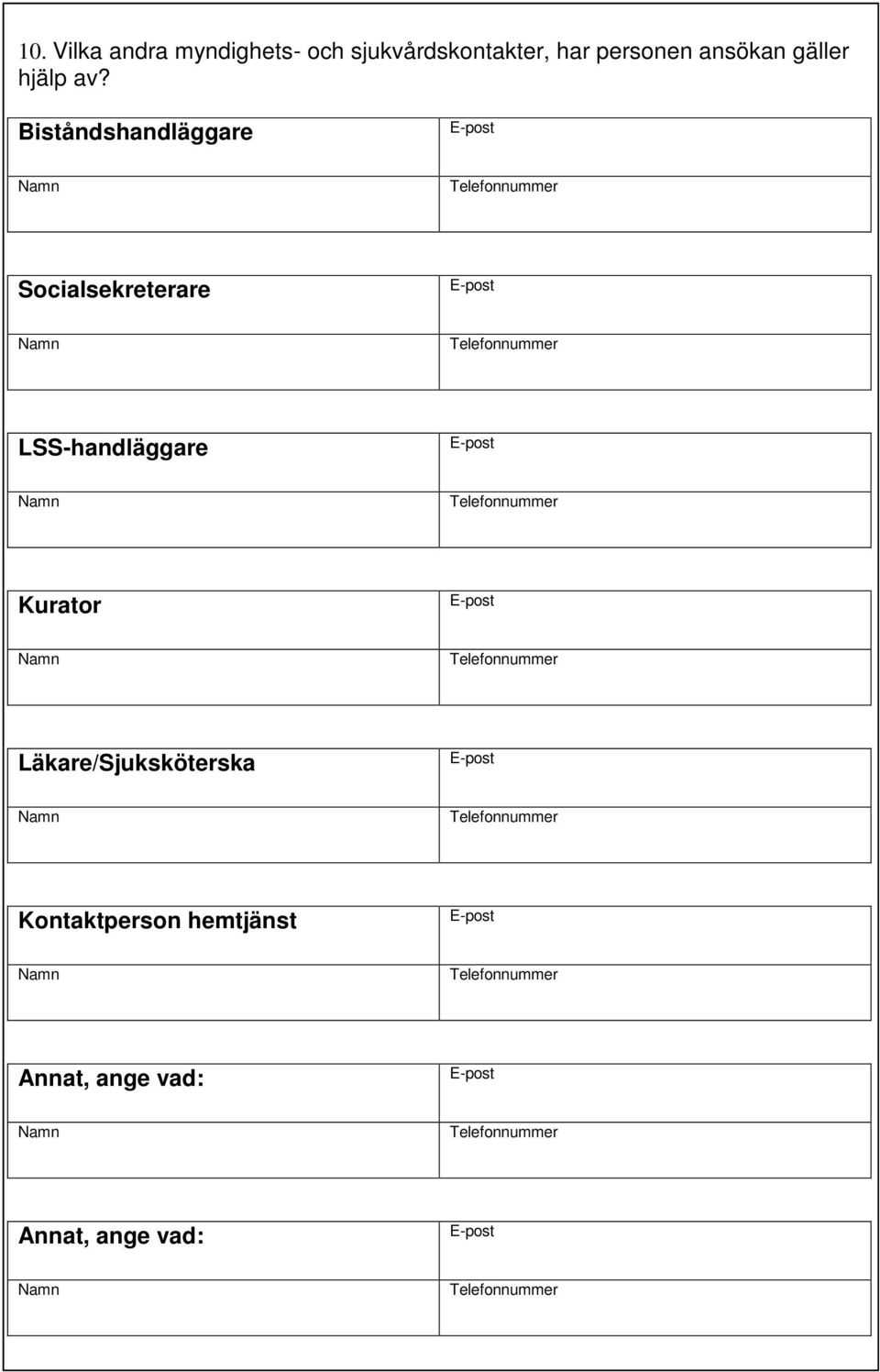 Biståndshandläggare Socialsekreterare LSS-handläggare