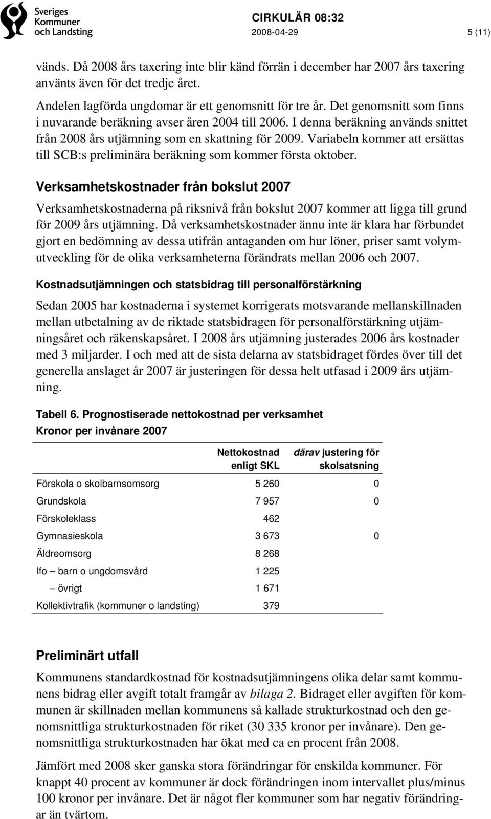 Variabeln kommer att ersättas till SCB:s preliminära beräkning som kommer första oktober.