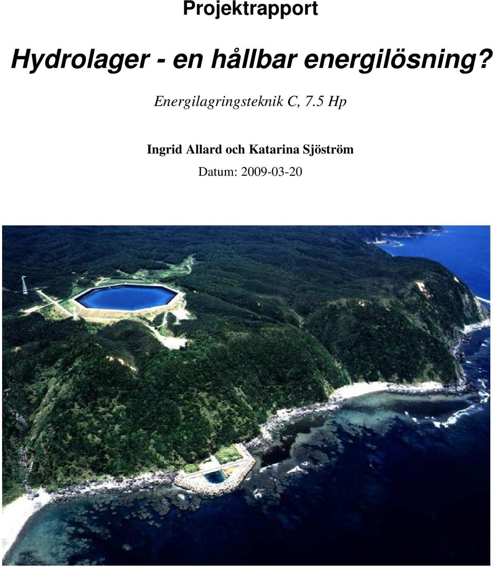 Energilagringsteknik C, 7.