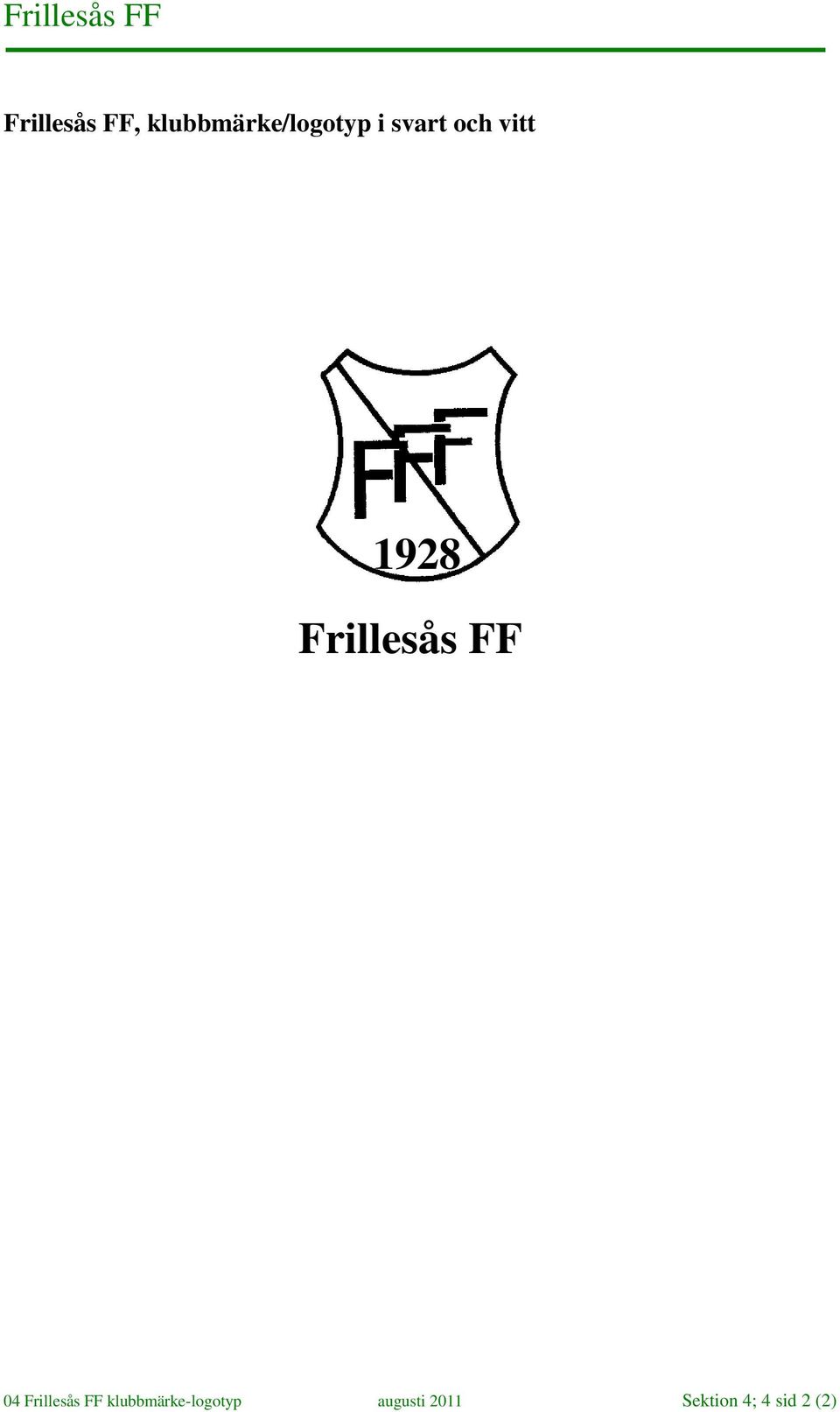 04 Frillesås FF klubbmärke-logotyp