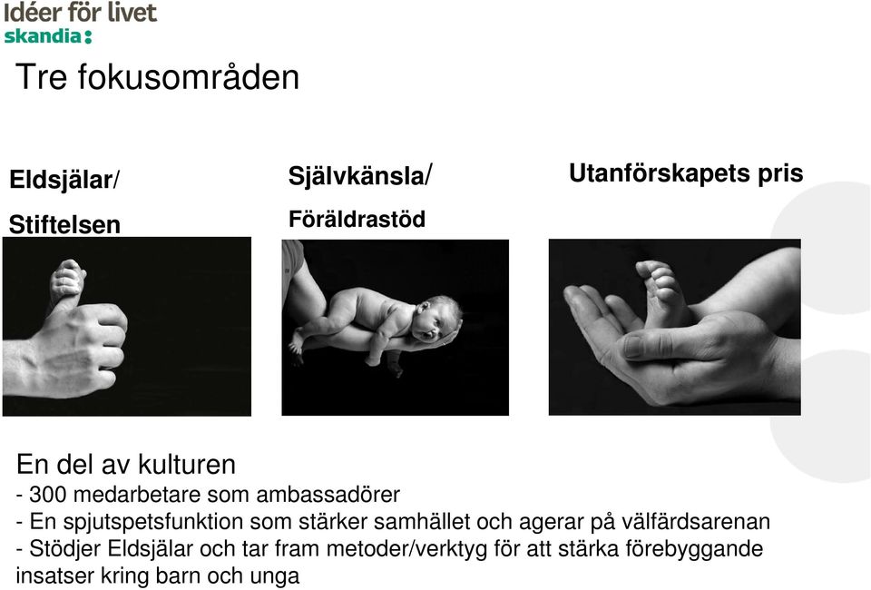 spjutspetsfunktion som stärker samhället och agerar på välfärdsarenan - Stödjer