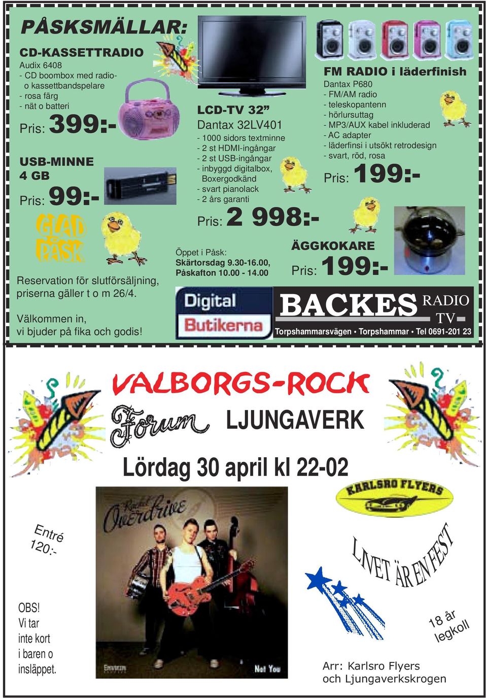 LCD-TV 32 Dantax 32LV401-1000 sidors textminne - 2 st HDMI-ingångar - 2 st USB-ingångar - inbyggd digitalbox, Boxergodkänd - svart pianolack - 2 års garanti Pris: 2 998:- Öppet i Påsk: Skärtorsdag 9.