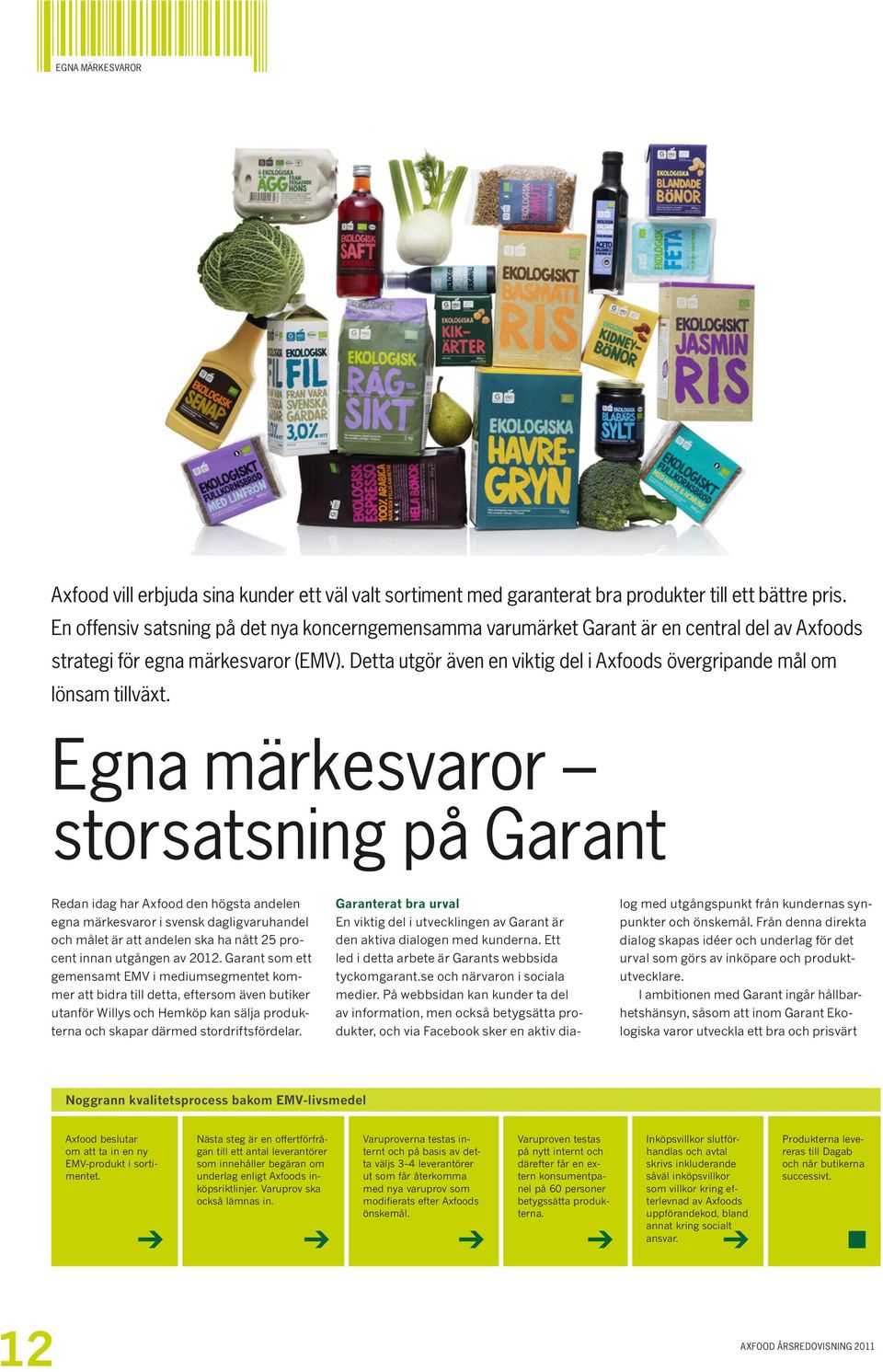 Detta utgör även en viktig del i Axfoods övergripande mål om lönsam tillväxt.