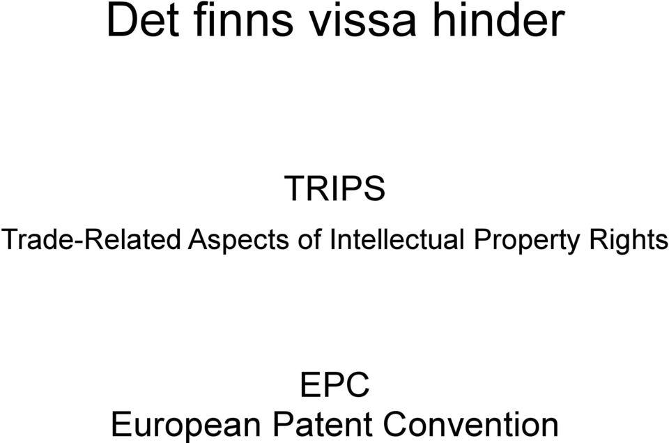Intellectual Property Rights