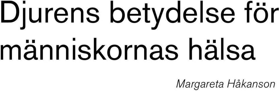 människornas