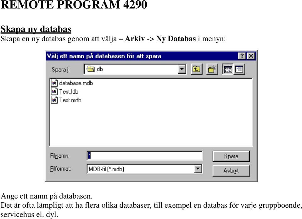 databasen.