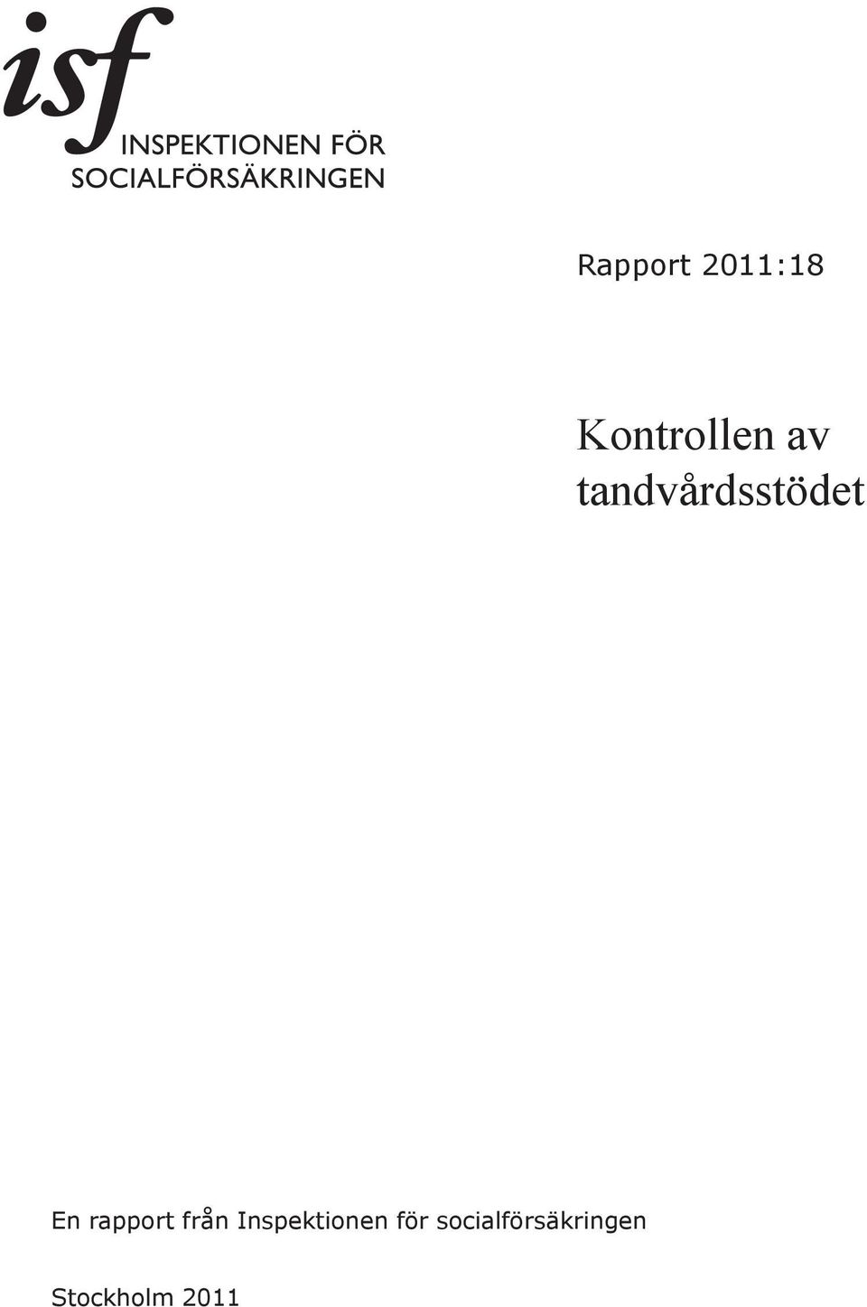 rapport från Inspektionen