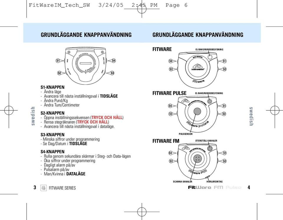 inställningsval i dataläge.