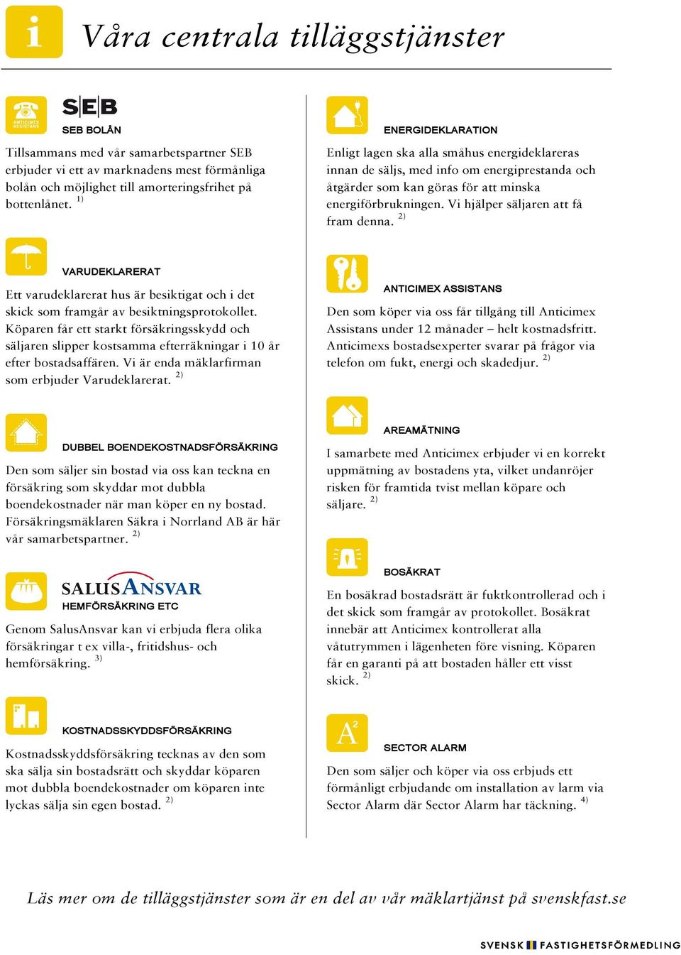 Vi hjälper säljaren att få fram denna. 2) VARUDEKLARERAT Ett varudeklarerat hus är besiktigat och i det skick som framgår av besiktningsprotokollet.