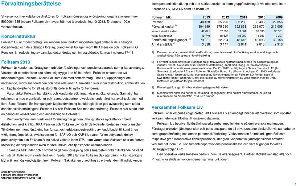 Pension. En redovisning av samtliga dotterföretag och intresseföretag lämnas i noterna 17 18.