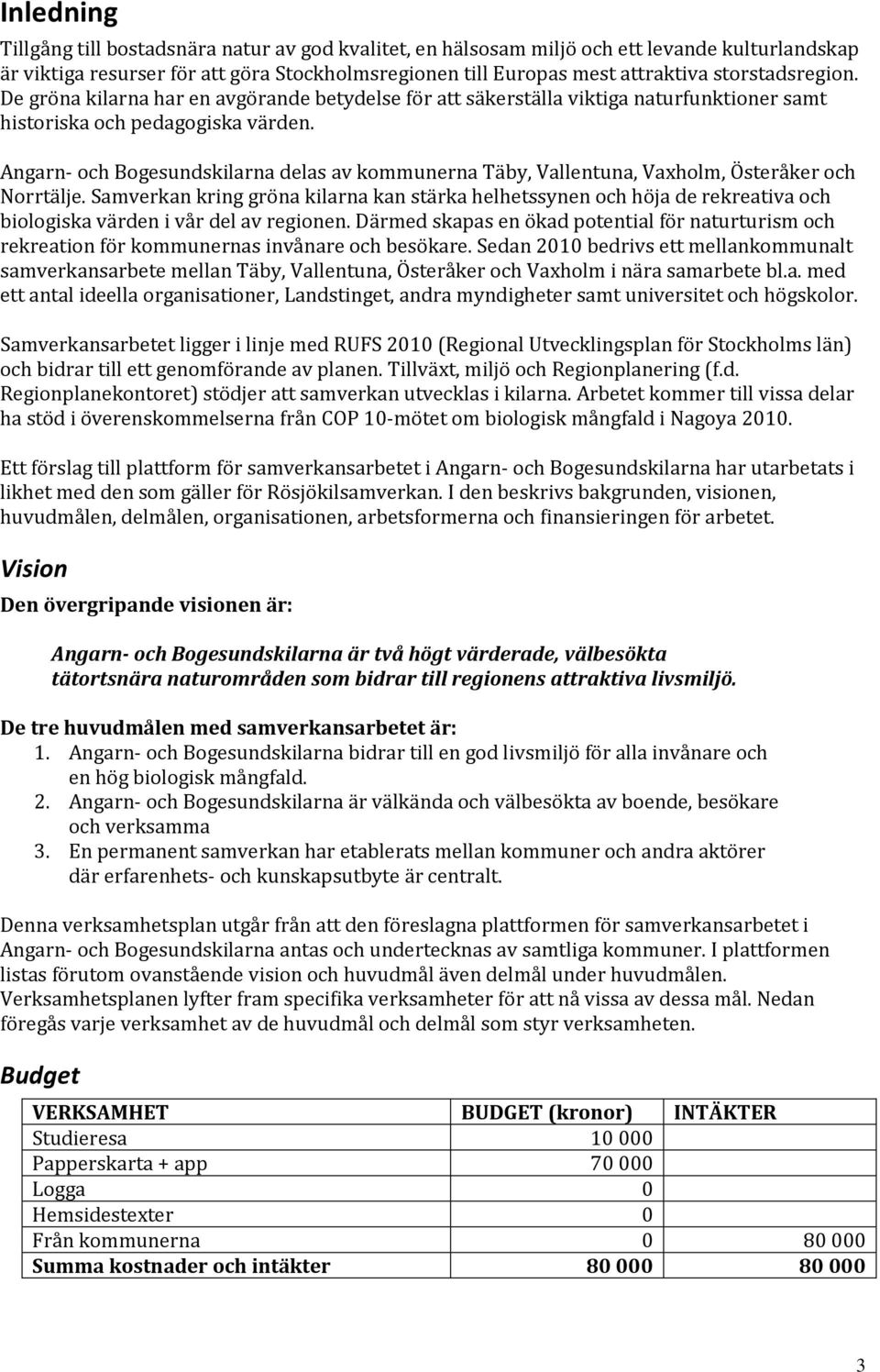 Angarn- och Bogesundskilarna delas av kommunerna Täby, Vallentuna, Vaxholm, Österåker och Norrtälje.