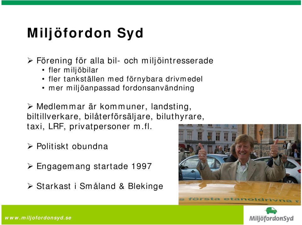 kommuner, landsting, biltillverkare, bilåterförsäljare, biluthyrare, taxi, LRF,