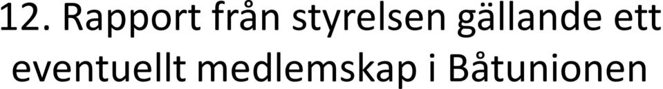 ett eventuellt