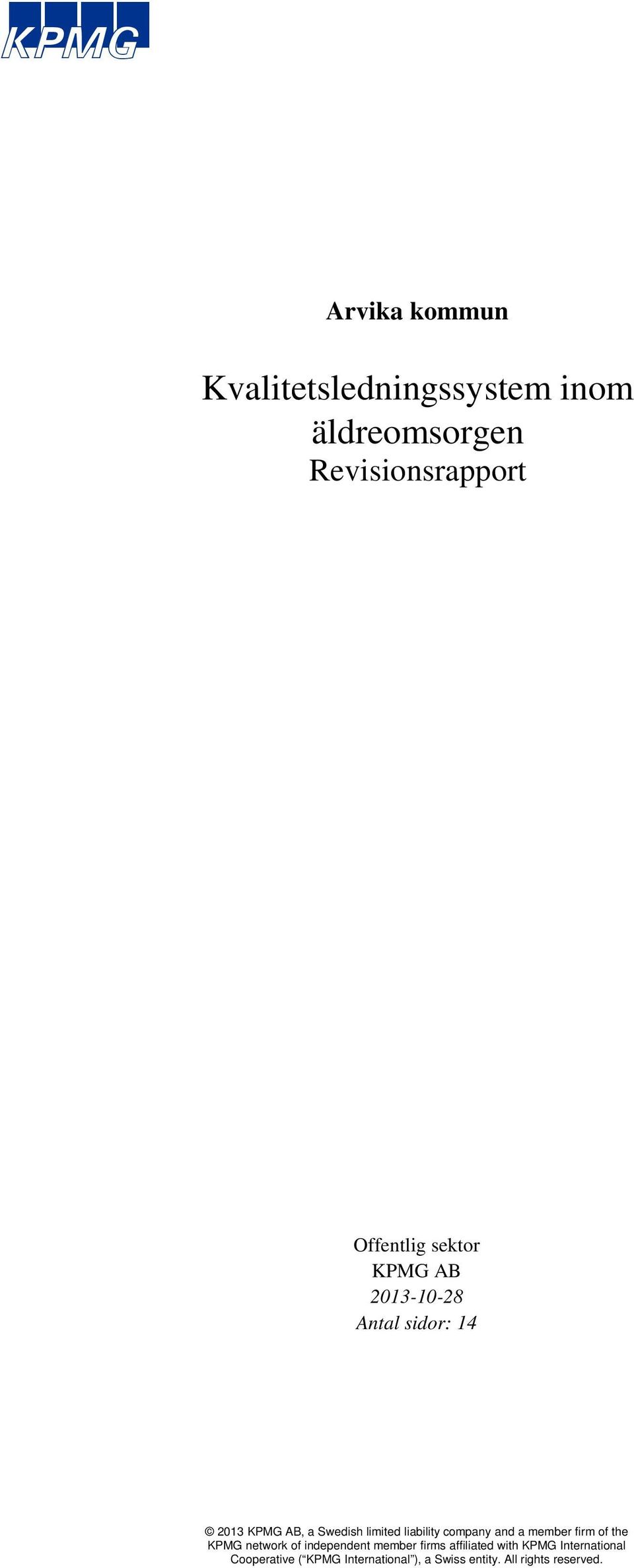 Revisionsrapport