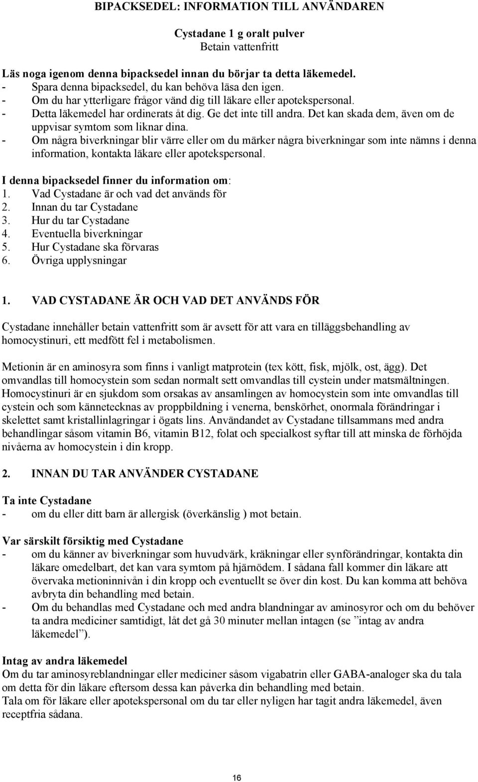 BILAGA I PRODUKTRESUMÉ - PDF Free Download