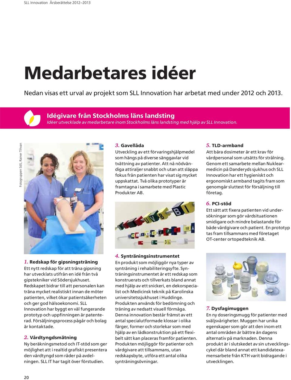 Gavellåda Utveckling av ett förvaringshjälpmedel som hängs på diverse sänggavlar vid tvättning av patienter.