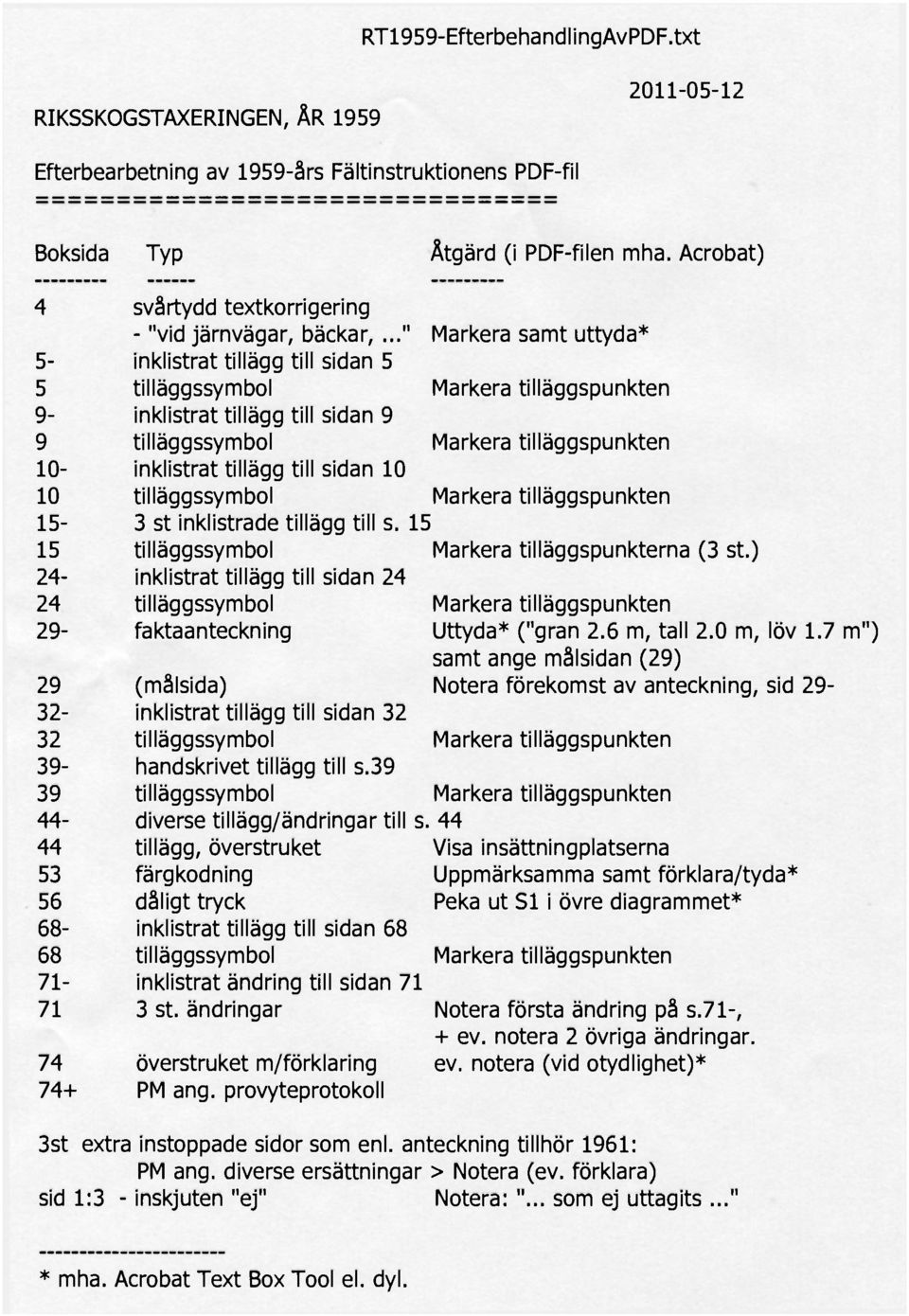 .." Markera samt uttyda* 5- inklistrat tillägg till sidan 5 5 tilläggssymbol Markera tilläggspunkten 9- inklistrat tillägg till sidan 9 9 tilläggssymbol Markera tilläggspunkten 10- inklistrat tillägg