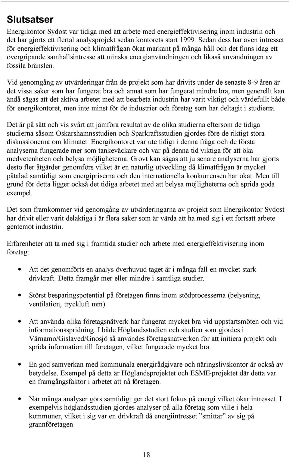 användningen av fossila bränslen.