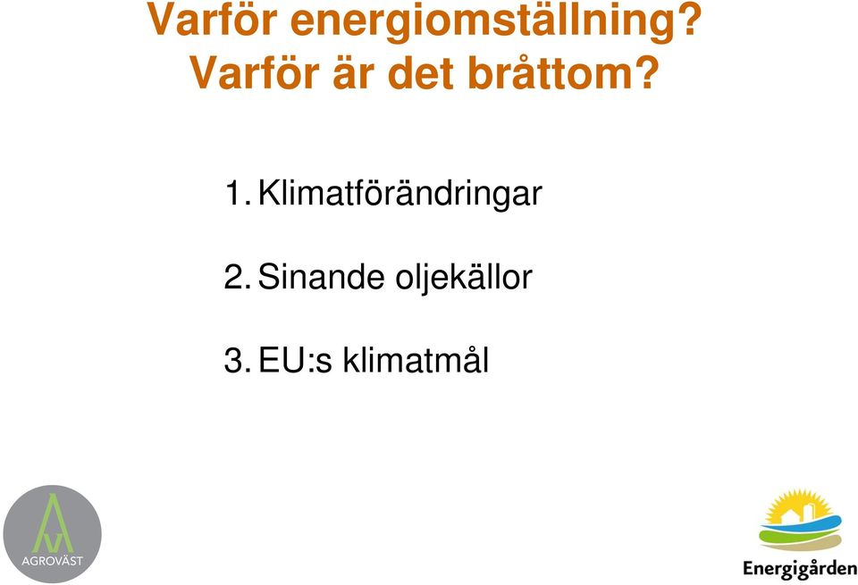 Klimatförändringar 2.