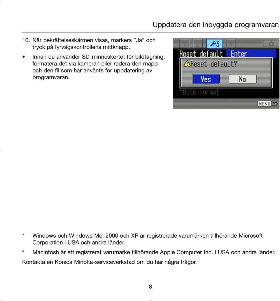 av programvaran.