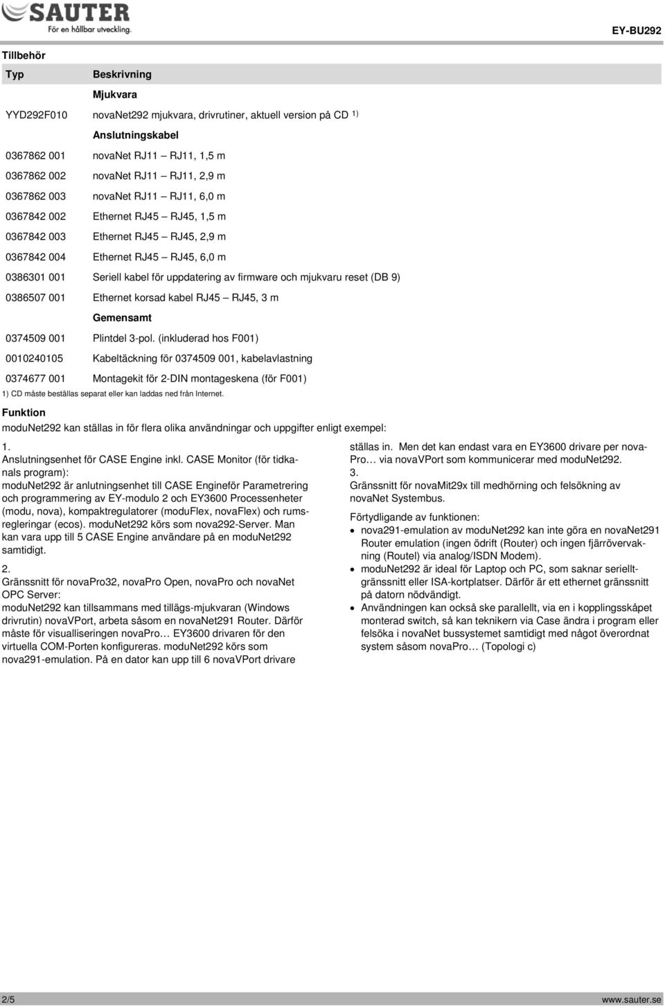 RJ45, 3 m Gemensamt 0374509 001 Plintdel 3-pol.