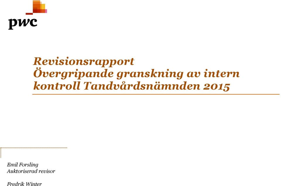 Tandvårdsnämnden 2015 Emil