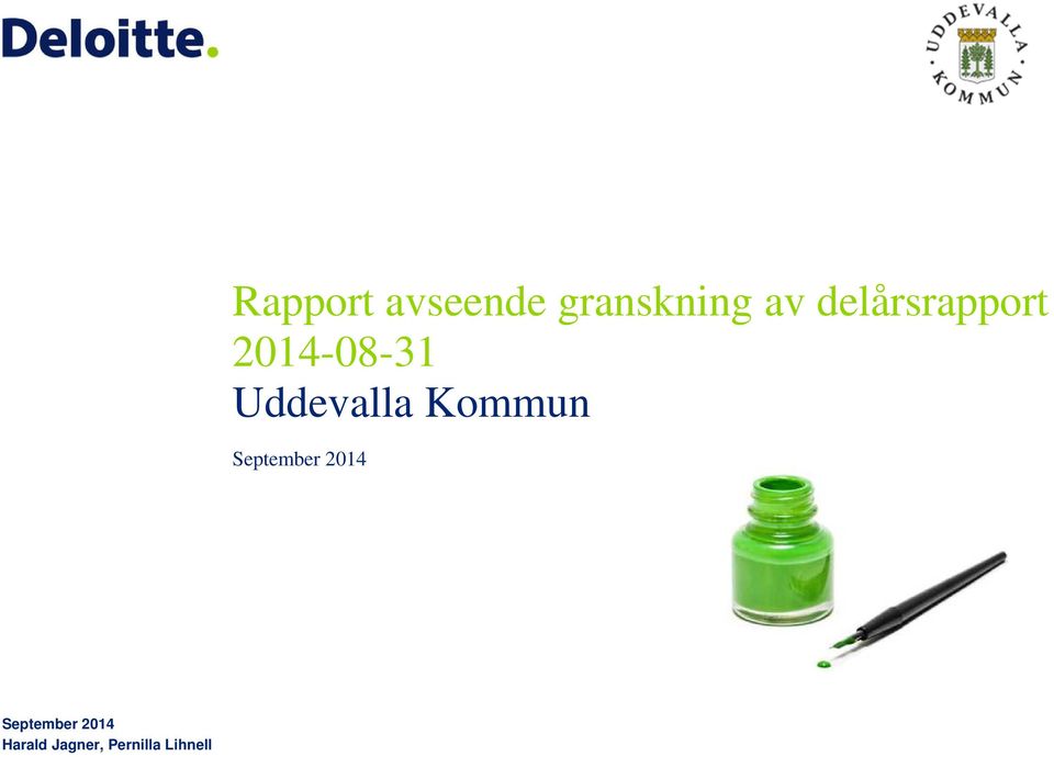 Uddevalla Kommun September 2014