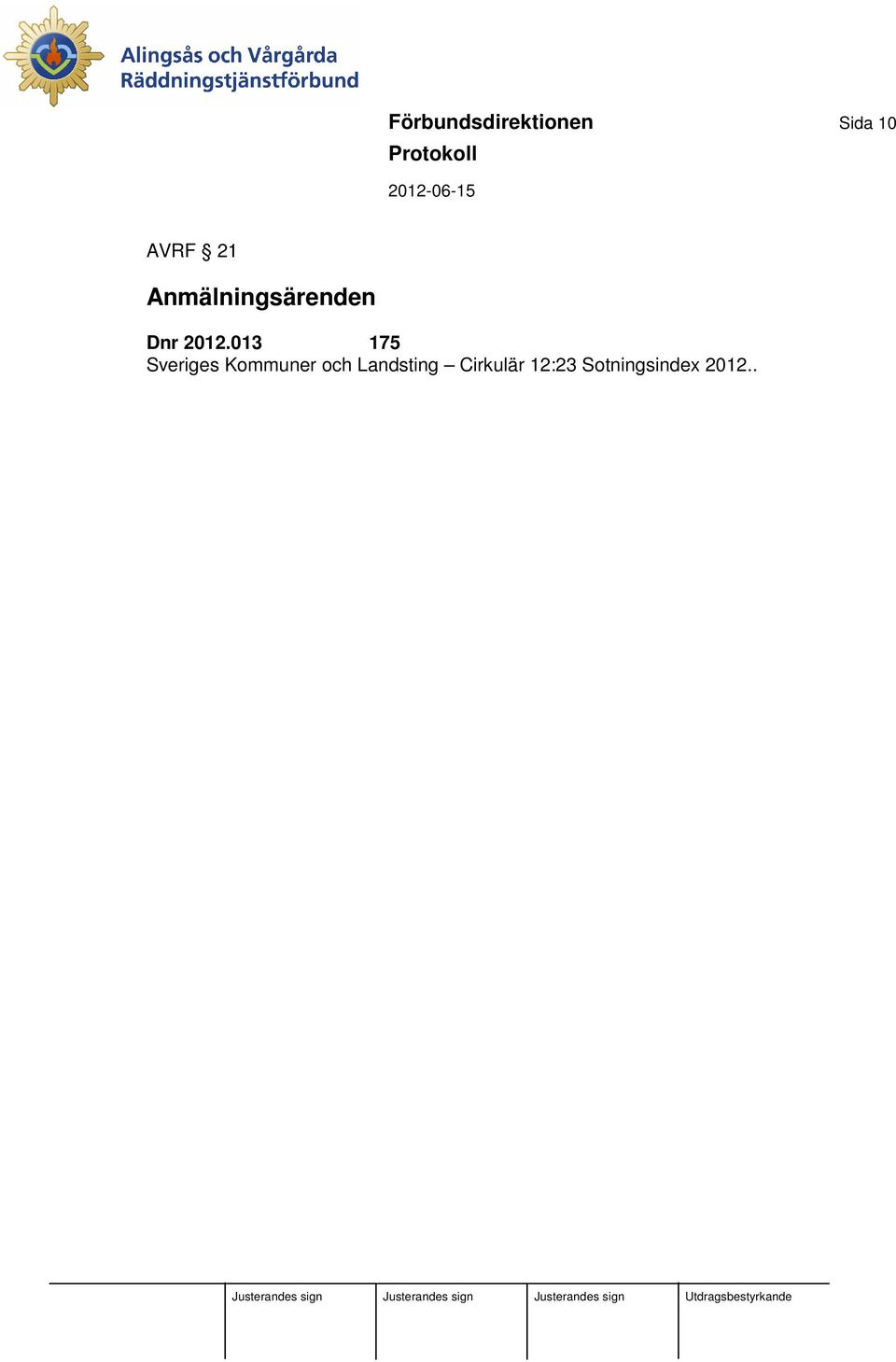 013 175 Sveriges Kommuner och