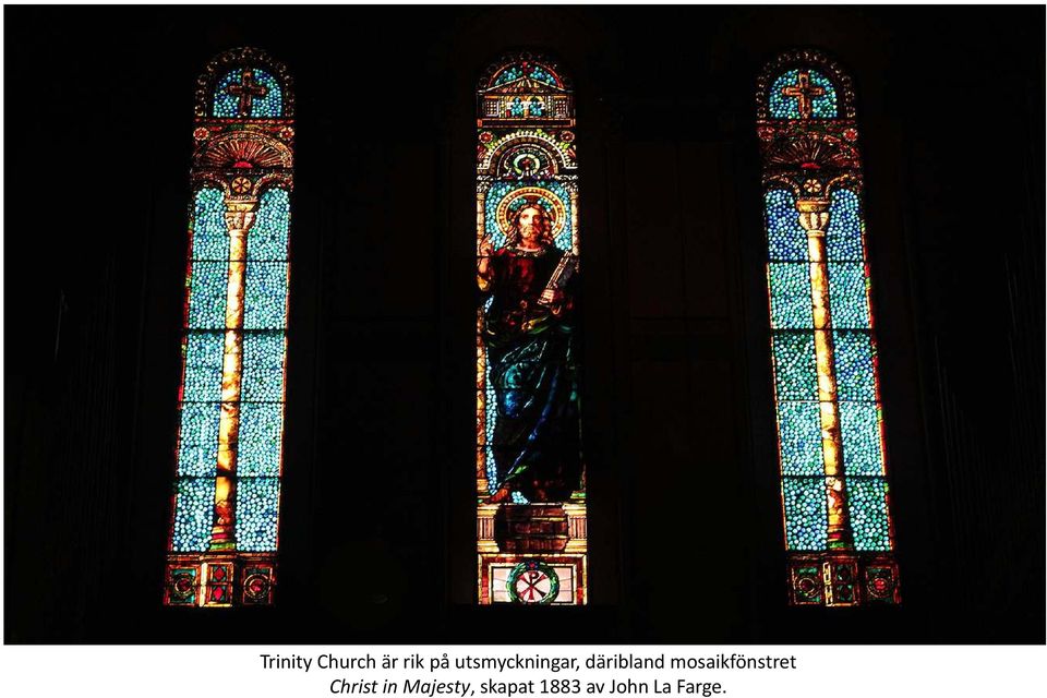 mosaikfönstret Christ in