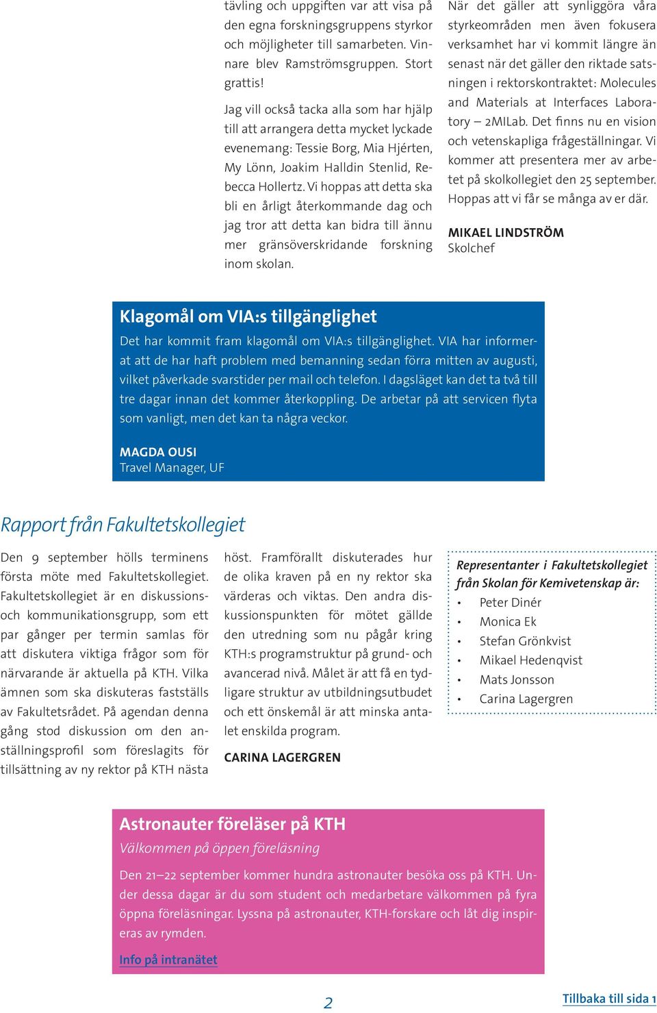 Kemibladet. Doktoranddagen den 11 september s 3. Campus = byggarbetsplats s  4. Disputationer s 4 - PDF Free Download