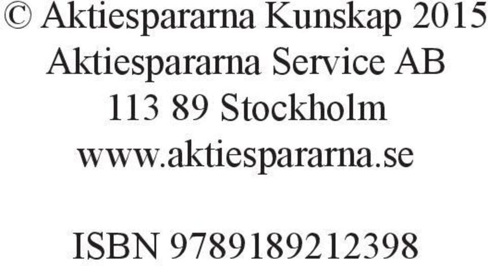 113 89 Stockholm www.