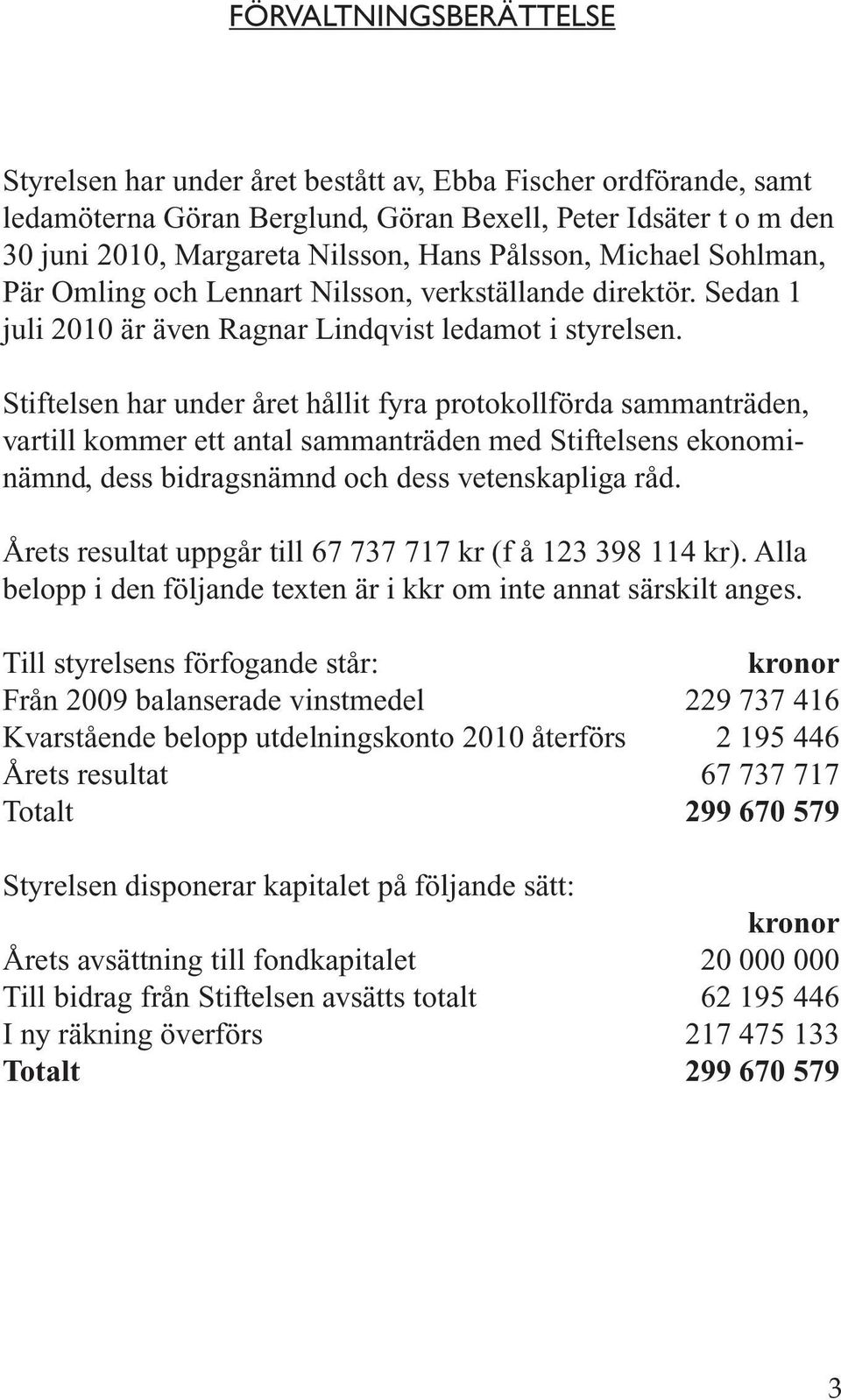 Crafoordska stiftelsen Årsredovisning PDF Gratis nedladdning